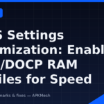 BIOS settings enable XMP RAM profile screen for emulator memory speed on Intel and AMD