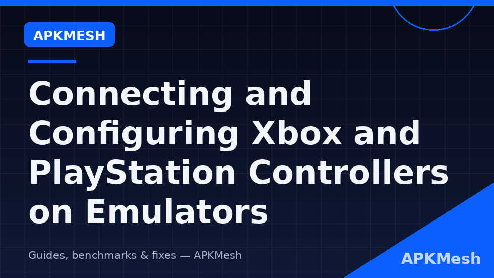 Connect gamepad controller emulator PC guide with Xbox and PlayStation controller mapping
