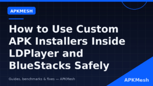 How to Use Custom APK Installers Inside LDPlayer and BlueStacks Safely