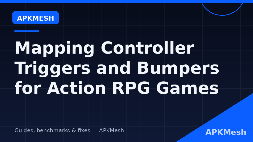 Map controller triggers RPG games emulator layout LT RT LB RB diagram