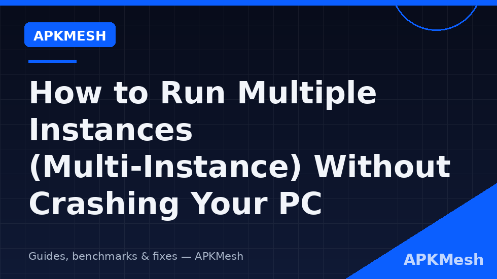 Budget diagram for emulator multi instance lag fix pc setups dividing CPU threads RAM and GPU across three emulator instances