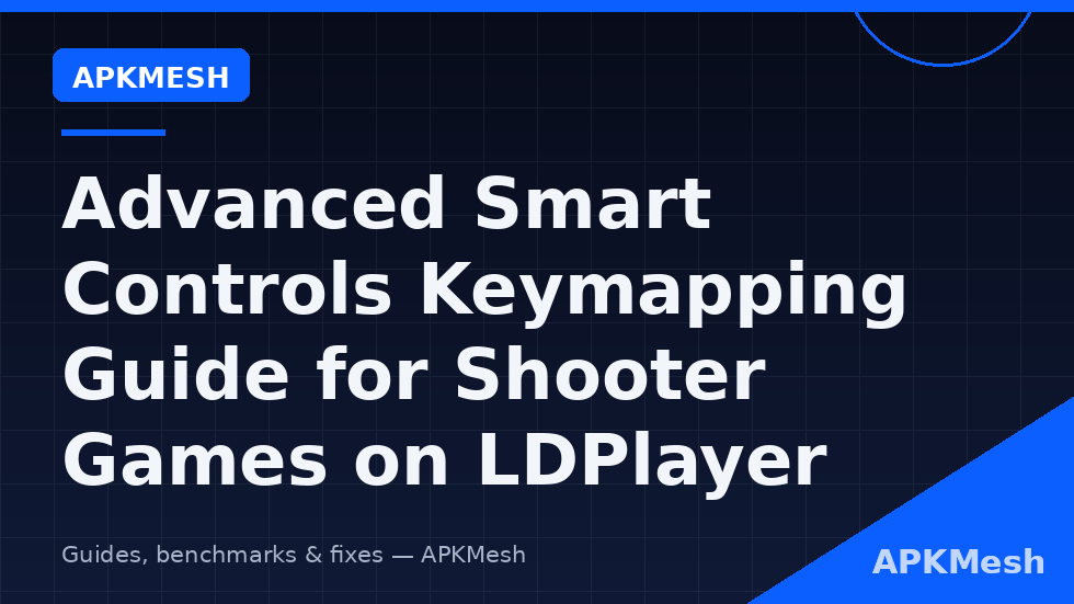 Smart controls keymapping LDPlayer shooter layout showing mouse look and firing mode bindings